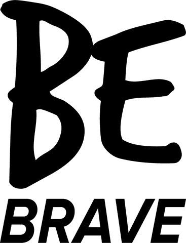 Be Brave Text Illustration On Transparent Background