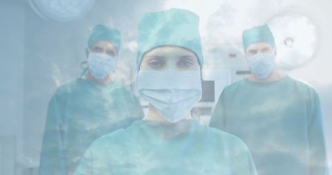 Surgical Team Exuding Confidence in Operating Room