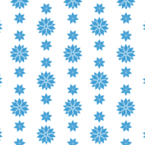 Seamless Blue Flower Row Pattern on Transparent Background - Download Free Stock Videos Pikwizard.com