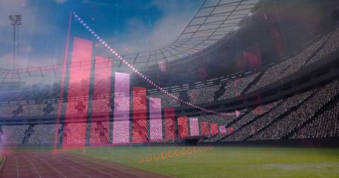 Coronavirus Impact on Sports Events in Empty Stadium