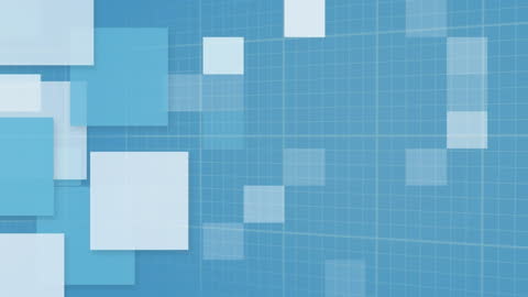 Abstract Blue Digital Interface Background Animation