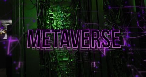 Metaverse Concept with Digital Network Overlays - Download Free Stock Images Pikwizard.com