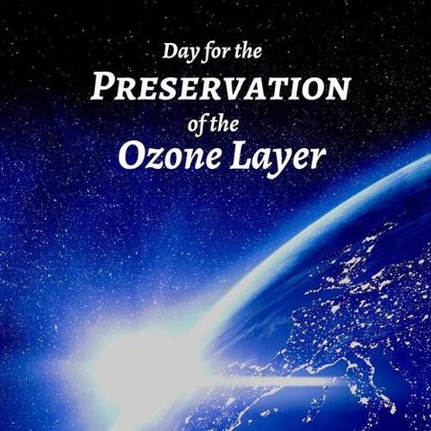 Earth Viewed from Space with Day for the Preservation of the Ozone ...