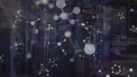 Abstract Animation of Network Connections and Molecules on Servers
