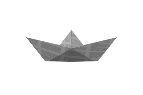 Transparent Origami Newspaper Boat - Download Free Stock Videos Pikwizard.com