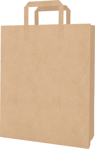 transparent brown paper takeaway bag with plain design - Download Free Stock Videos Pikwizard.com