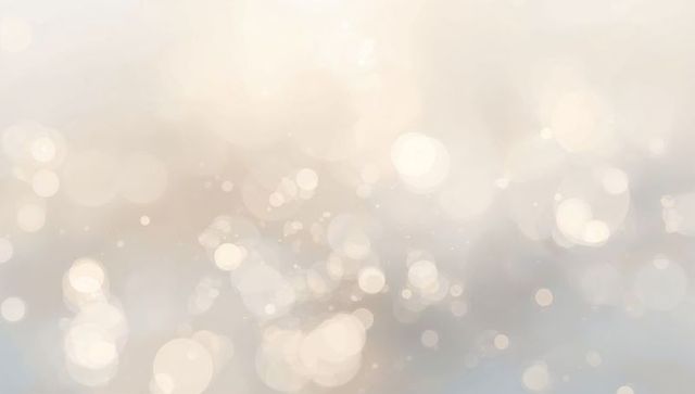 Warm neutral bokeh with glowing light orbs and soft halo gradient for elegant branding