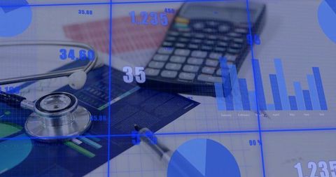 Combining stethoscope, calculator and financial graphs for healthcare analytics