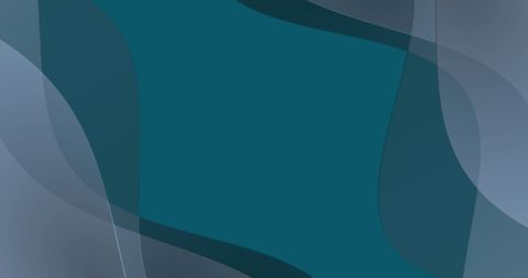 Abstract curved shapes on blue gradient backdrop