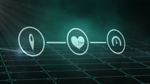 Abstract Digital Interface with Heartbeat and Network Connections