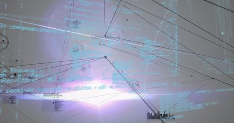 Futuristic Data Network Connections and Information Flow Concept - Download Free Stock Images Pikwizard.com