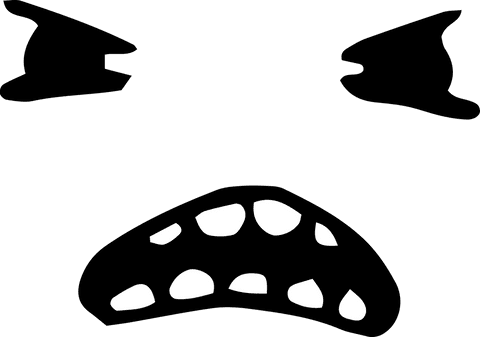 angry face on transparent background illustrating emotion - Download Free Stock Videos Pikwizard.com