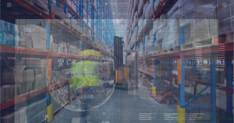 Automated Warehouse Workforce Enhancing Efficiency and Safety - Download Free Stock Images Pikwizard.com