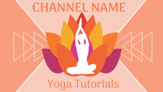 Serene Yoga Channel Banner for Wellness Promotion with Meditative Pose - Download Free Stock Templates Pikwizard.com