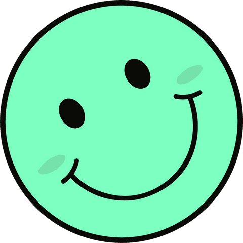 transparent pastel green smiling emoticon for digital use - Download Free Stock Videos Pikwizard.com