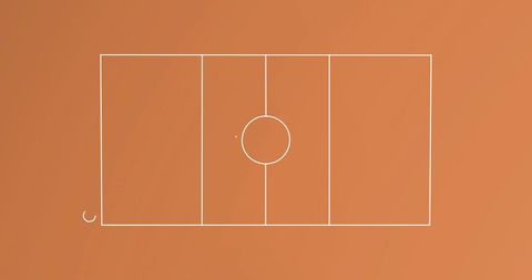 Digital Game Plan Over Orange Field Background - Download Free Stock Images Pikwizard.com