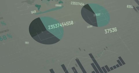 Abstract Data Visualizations and Digital Analytics Concept - Download Free Stock Images Pikwizard.com