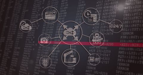Data Processing and Error Analysis in Digital Interface - Download Free Stock Images Pikwizard.com