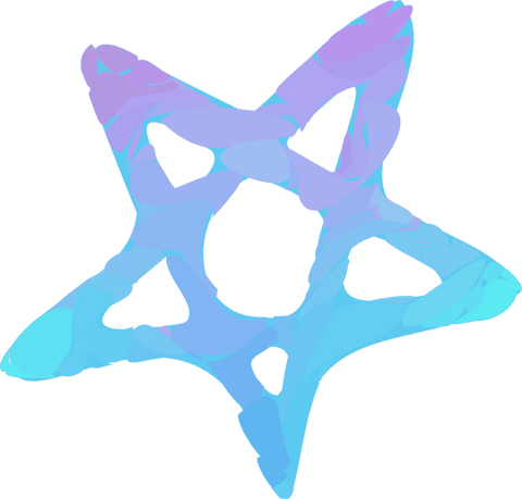 fluid abstract star shape with turquoise and violet gradient - Download Free Stock Videos Pikwizard.com