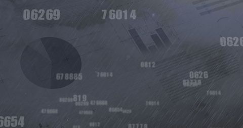 Abstract Digital Finance Data Overlay with Changing Numbers - Download Free Stock Images Pikwizard.com