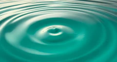 Droplet Impact Creating Serenity