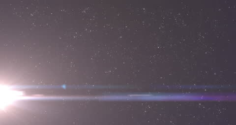 Abstract Light Beams and Particles in Space Atmosphere