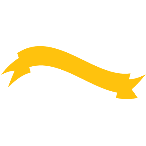 Transparent Yellow Ribbon Banner with Copy Space for Text - Download Free Stock Videos Pikwizard.com