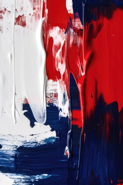 Close up of white, blue and red paints background, created using generative ai technology - Download Free Stock Photos Pikwizard.com