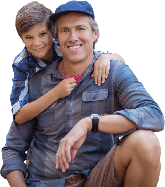 Transparent Background Portrait of Father and Son Bonding - Download Free Stock Videos Pikwizard.com