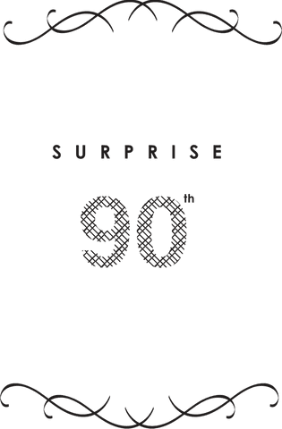 Surprise 90th Graphic on Transparent Background - Download Free Stock Videos Pikwizard.com