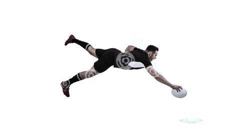 rugby player scoring try mid-air transparent png - Download Free Stock Videos Pikwizard.com