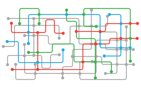 digital abstract network of connections on transparent background - Download Free Stock Videos Pikwizard.com