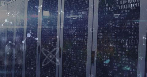 Digital Data Processing over Computer Servers in Technology Network - Download Free Stock Images Pikwizard.com