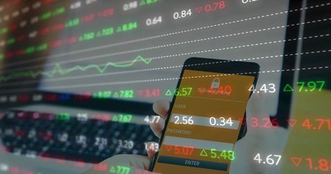 Digital Security on Smartphone with Financial Data Background