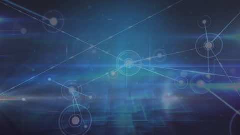 Abstract Digital Network with Connected Nodes