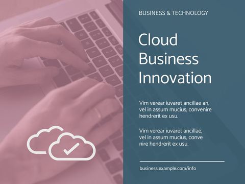 cloud business innovation with reliable technology background - Download Free Stock Templates Pikwizard.com