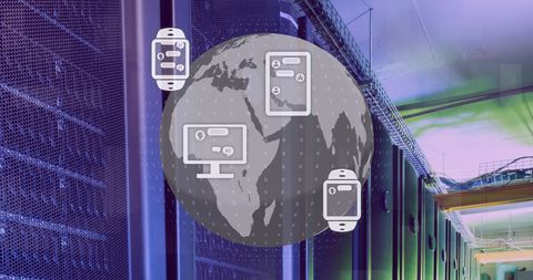 Global Communication Over Lay in High-Tech Server Room