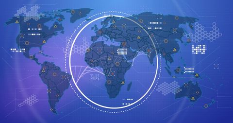 global data processing and genetic research concept - Download Free Stock Images Pikwizard.com