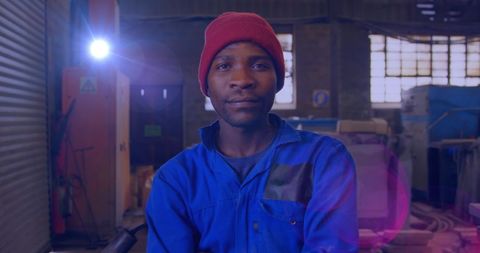 African American Machinist in Industrial Workshop Environment - Download Free Stock Images Pikwizard.com
