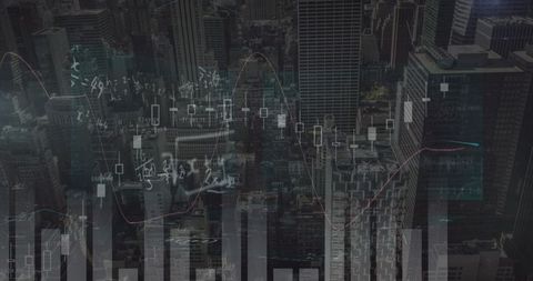Digital Financial Analysis and Mathematical Formulas Over Urban Landscape - Download Free Stock Images Pikwizard.com