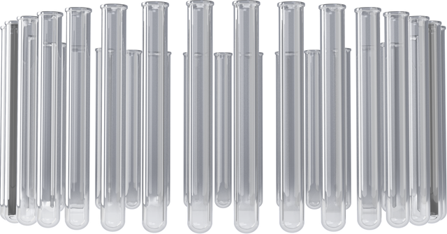 Transparent Test Tubes with Chemical Solution in Vertical Arrangement - Download Free Stock Videos Pikwizard.com