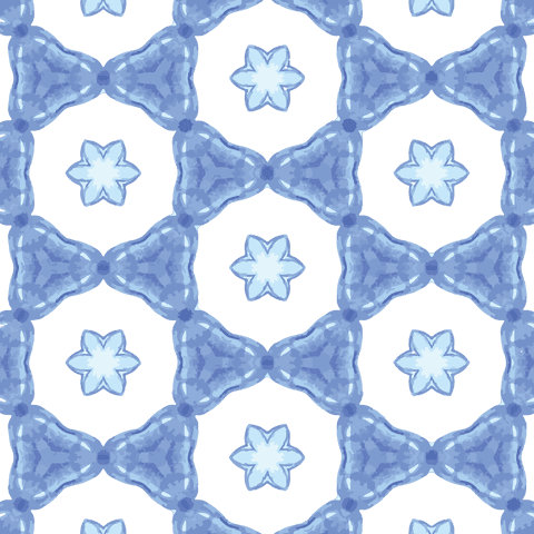 seamless blue floral geometric pattern on transparent background - Download Free Stock Videos Pikwizard.com