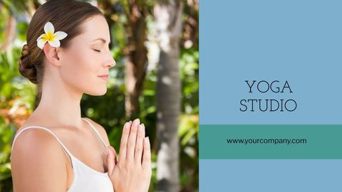 tranquil woman in yoga pose promoting wellness and inner peace - Download Free Stock Templates Pikwizard.com