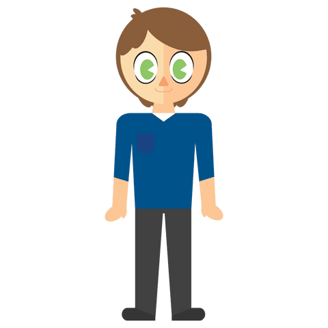Happy Cartoon Man Vector on Transparent Background - Download Free Stock Videos Pikwizard.com