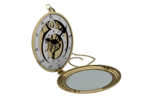 antique transparent pocket clock with elegant chain design - Download Free Stock Videos Pikwizard.com