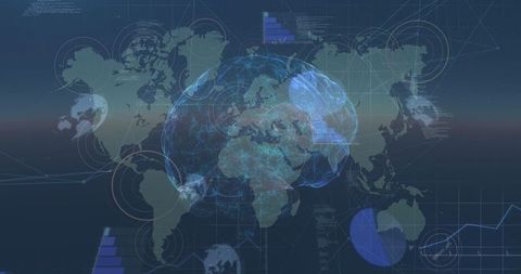 Global Network Interface Showcasing Digital Connectivity - Download Free Stock Images Pikwizard.com