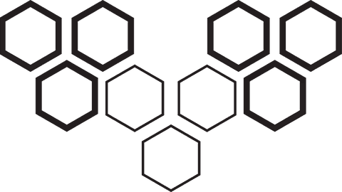 geometric hexagon pattern on transparent background - Download Free Stock Videos Pikwizard.com