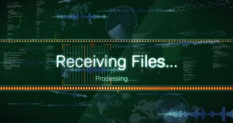Receiving Files Processing Interface: Cybersecurity File Transfer with Progress Rails