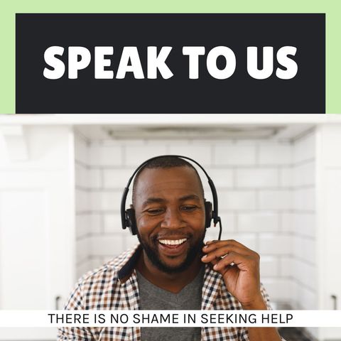 virtual counseling support with headset and messaging - Download Free Stock Templates Pikwizard.com