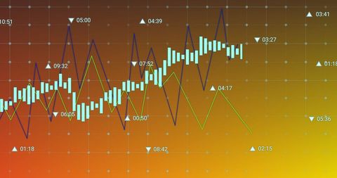 Abstract Data Visualization Digital Chart Background - Download Free Stock Images Pikwizard.com